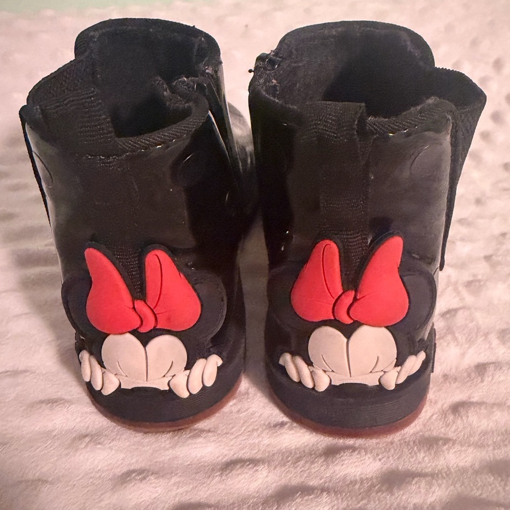 Zara Kids Glossy Black Rain Boots